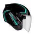 CAPACETE EBF SPARK-JET-SPEED-PRETO-COM-TIFFANY
